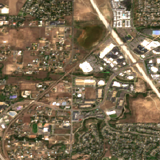 DataBank DEN4 site on 2024-08-30, Sentinel-2 satellite true color