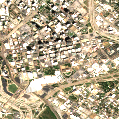 DataBank DFW1 site on 2020-08-19, Sentinel-2 satellite true color