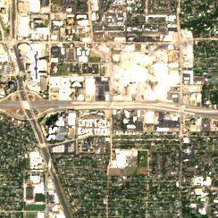 DataBank DFW7 site on 2020-08-19, Sentinel-2 satellite true color
