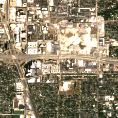DataBank DFW7 site on 2024-09-10, Sentinel-2 satellite true color