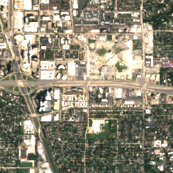 DataBank DFW7 site on 2025-09-10, Sentinel-2 satellite true color