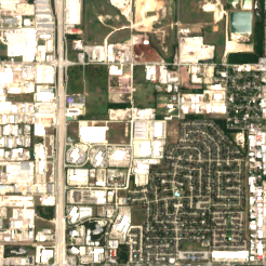 DataBank HOU1 site on 2018-05-17, Sentinel-2 satellite true color