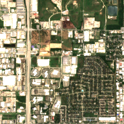 DataBank HOU1 site on 2020-08-19, Sentinel-2 satellite true color