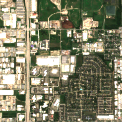 DataBank HOU1 site on 2024-09-07, Sentinel-2 satellite true color