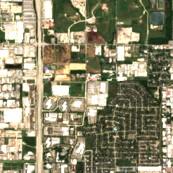 DataBank HOU2 site on 2020-08-19, Sentinel-2 satellite true color