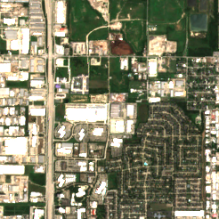 DataBank HOU2 site on 2024-09-07, Sentinel-2 satellite true color