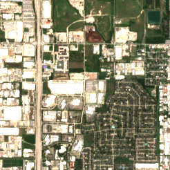 DataBank HOU2 site on 2025-07-29, Sentinel-2 satellite true color