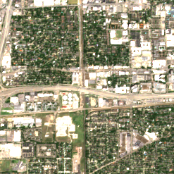 DataBank HOU5 site on 2018-05-09, Sentinel-2 satellite true color