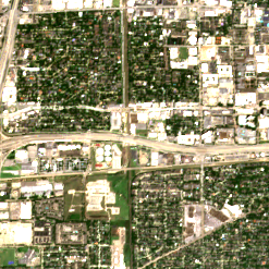DataBank HOU5 site on 2020-05-18, Sentinel-2 satellite true color