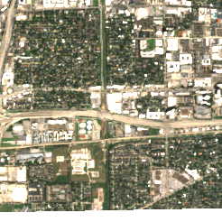 DataBank HOU5 site on 2025-09-09, Sentinel-2 satellite true color