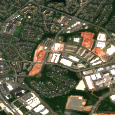 DataBank IAD1 site on 2022-08-13, Sentinel-2 satellite true color