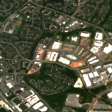 DataBank IAD1 site on 2024-09-09, Sentinel-2 satellite true color