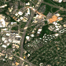 DataBank IAD2 site on 2018-05-24, Sentinel-2 satellite true color
