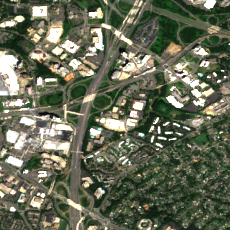 DataBank IAD2 site on 2022-08-13, Sentinel-2 satellite true color