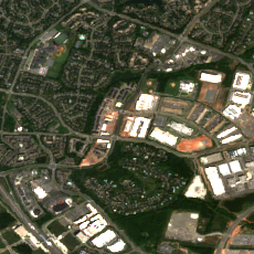 DataBank IAD4 site on 2024-09-09, Sentinel-2 satellite true color