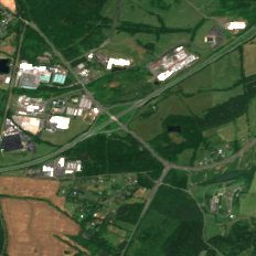 DataBank IAD5 site on 2022-06-29, Sentinel-2 satellite true color