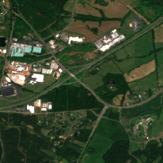DataBank IAD6 site on 2018-07-08, Sentinel-2 satellite true color