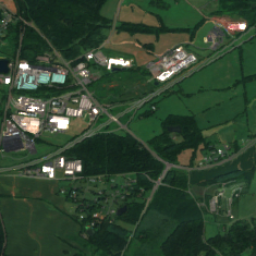 DataBank IAD6 site on 2020-08-26, Sentinel-2 satellite true color