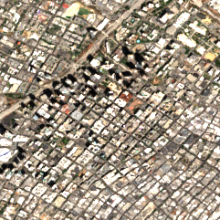 DataBank LAX1 site on 2022-08-31, Sentinel-2 satellite true color