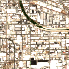 DataBank LAX2 site on 2020-07-12, Sentinel-2 satellite true color