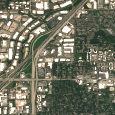 DataBank MCI2 site on 2025-08-08, Sentinel-2 satellite true color