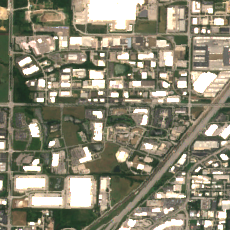 DataBank MCI3 site on 2025-08-08, Sentinel-2 satellite true color