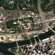 DataBank Pittsburgh PIT1 site on 2020-09-08, Sentinel-2 satellite true color
