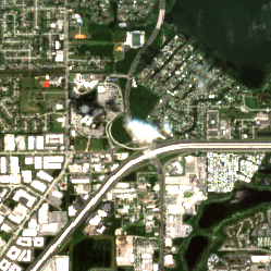 DataSite Orlando site on 2025-07-26, Sentinel-2 satellite true color