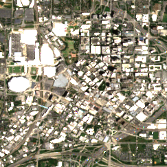 Digital Realty ATL13 site on 2024-05-28, Sentinel-2 satellite true color