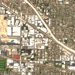 Digital Realty BUR10 site on 2024-08-25, Sentinel-2 satellite true color