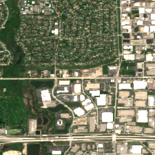 Digital Realty CH3 site on 2018-05-16, Sentinel-2 satellite true color