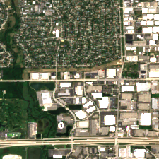 Digital Realty CH3 site on 2022-07-09, Sentinel-2 satellite true color