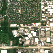 Digital Realty CH3 site on 2024-05-19, Sentinel-2 satellite true color