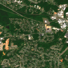 Digital Realty Charlotte Campus (Moores Chapel) site on 2018-05-04, Sentinel-2 satellite true color