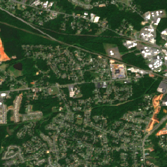 Digital Realty Charlotte Campus (Moores Chapel) site on 2020-05-03, Sentinel-2 satellite true color