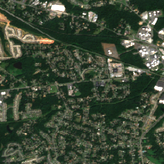 Digital Realty Charlotte Campus (Moores Chapel) site on 2024-08-25, Sentinel-2 satellite true color