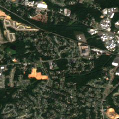 Digital Realty Charlotte Campus (Moores Chapel) site on 2025-09-19, Sentinel-2 satellite true color