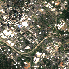 Digital Realty CLT10 site on 2018-09-19, Sentinel-2 satellite true color