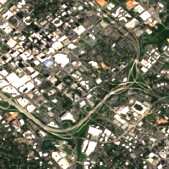 Digital Realty CLT10 site on 2022-08-14, Sentinel-2 satellite true color