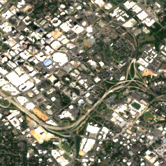 Digital Realty CLT10 site on 2024-08-25, Sentinel-2 satellite true color