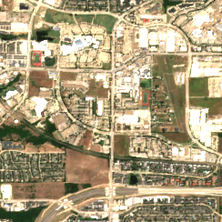 Digital Realty DFW11 site on 2020-08-19, Sentinel-2 satellite true color