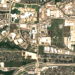Digital Realty DFW11 site on 2025-09-10, Sentinel-2 satellite true color
