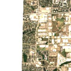 Digital Realty DFW12 site on 2020-08-19, Sentinel-2 satellite true color