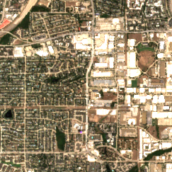 Digital Realty DFW12 site on 2024-09-10, Sentinel-2 satellite true color