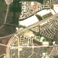 Digital Realty DFW26 site on 2018-08-25, Sentinel-2 satellite true color
