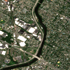 Digital Realty EWR21 site on 2018-07-07, Sentinel-2 satellite true color
