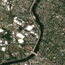 Digital Realty EWR21 site on 2020-07-06, Sentinel-2 satellite true color