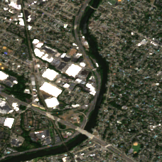 Digital Realty EWR21 site on 2025-08-22, Sentinel-2 satellite true color