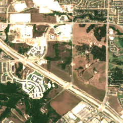 Digital Realty Garland DFW37 site on 2018-07-31, Sentinel-2 satellite true color