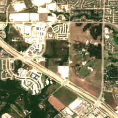 Digital Realty Garland DFW37 site on 2020-08-19, Sentinel-2 satellite true color
